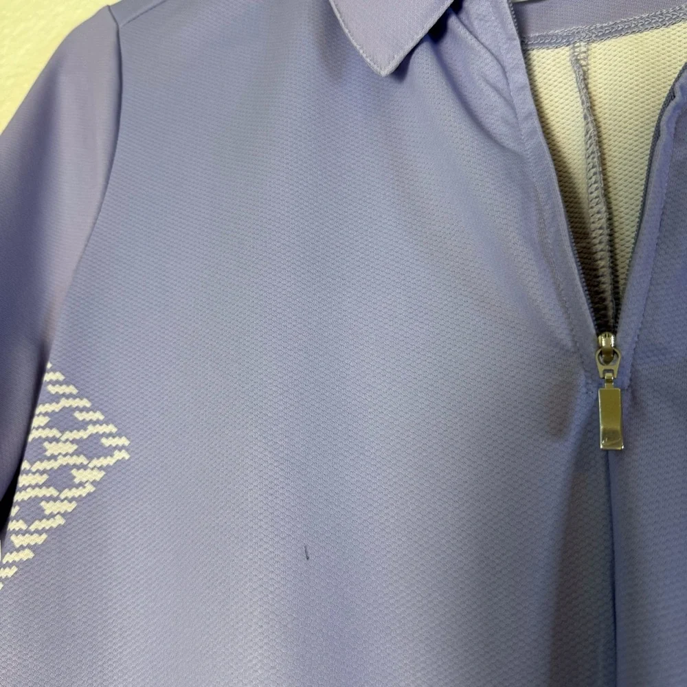 Womens Golf Tennis shirt Lavender Nike Dry Fit Sz M - Picture 5 of 5